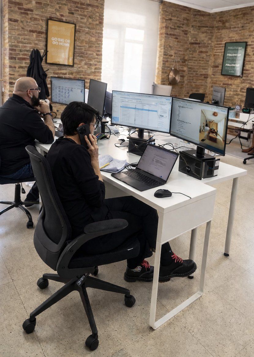 L'équipe d'Alveo Finance au travail dans nos bureaux